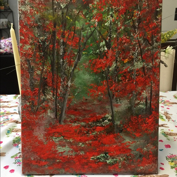 Other - ❤️🍂autumn days🍂❤️ original acrylic painting